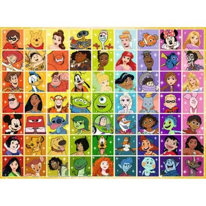 100-piece puzzle xxl the disney color palette Ravensburger image-0