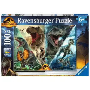 100 pieces puzzle xxl dinosaur species / jurassic world 3 Ravensburger image-0