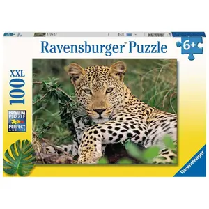 100-piece xxl leopard puzzle Ravensburger image-1