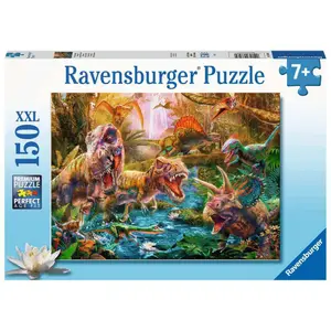 150-piece puzzle xxl the dinosaur gathering Ravensburger image-1