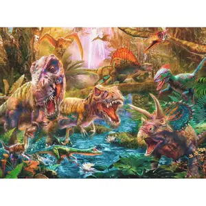 150-piece puzzle xxl the dinosaur gathering Ravensburger image-0