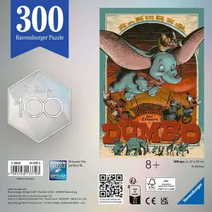 300-piece puzzle - Disney 100 Ravensburger Dumbo image-1