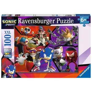 100-piece puzzle xxl nothing can stop sonic Ravensburger Sonic Prime image-0
