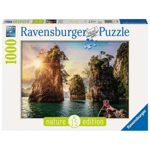 1000 pieces puzzle cheow lan lake, thailand Ravensburger image-0