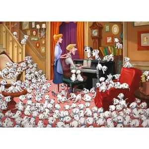 1000 pieces puzzle 101 dalmatians - collection disney Ravensburger image-1