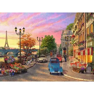Puzzle 500 pieces walk in Paris Ravensburger image-1