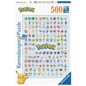 Puzzle 500 pieces pokédex first generation / pokémon Ravensburger image-1