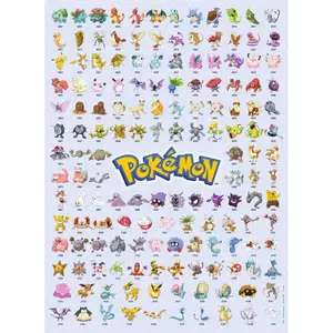 Puzzle 500 pieces pokédex first generation / pokémon Ravensburger image-0