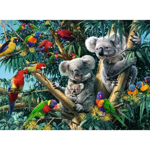 Puzzle 500 pieces koalas in the tree Ravensburger image-1