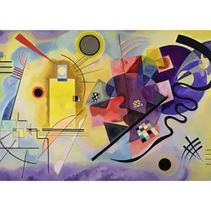 1000 pieces puzzle art collection yellow-red-blue / vassily kandinsky Ravensburger image-2