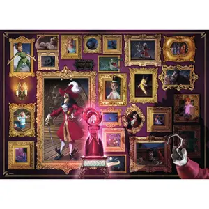1000 piece captain crochet puzzle - collection disney villainous Ravensburger image-1