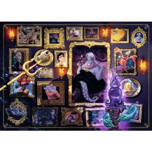 1000 pieces ursula puzzle - collection disney villainous Ravensburger image-1