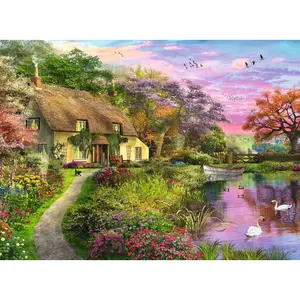 500 pieces country house puzzle Ravensburger image-1
