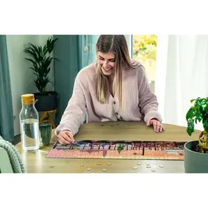 1000 pieces jigsaw puzzle gondolas in venice - panorama Ravensburger image-2