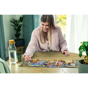 1000 pieces group photo puzzle disney - panorama Ravensburger image-2