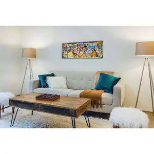 1000 pieces group photo puzzle disney - panorama Ravensburger image-3