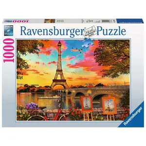 1000 pieces puzzle the quays of the Seine Ravensburger image-0