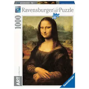 1000 pieces jigsaw puzzle art collection la joconde / leonard de vinci Ravensburger image-0