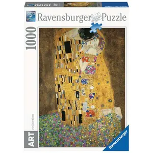 1000 pieces puzzle art collection the kiss / gustav klimt Ravensburger image-0