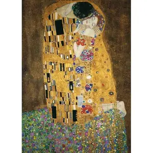 1000 pieces puzzle art collection the kiss / gustav klimt Ravensburger image-1