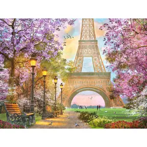 Puzzle of 1500 pieces love in Paris Ravensburger image-1