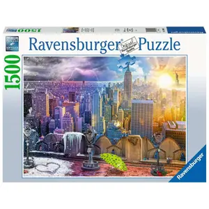 1500 piece puzzle of the seasons at new york Ravensburger image-0