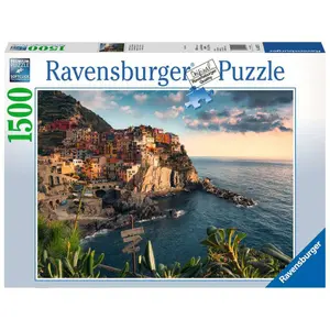 1500 pieces puzzle view on the Cinque Terre Ravensburger image-0