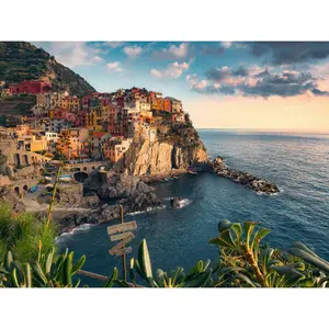 1500 pieces puzzle view on the Cinque Terre Ravensburger image-1