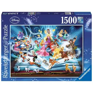 1500 pieces puzzle the magic book of tales disney Ravensburger image-0