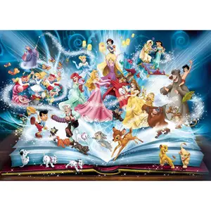 1500 pieces puzzle the magic book of tales disney Ravensburger image-1