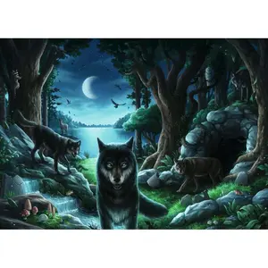 759 piece puzzle escape wolf stories Ravensburger image-1