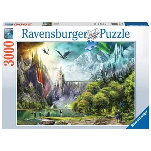 Puzzle 3000 pieces reign of dragons Ravensburger image-0