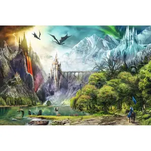 Puzzle 3000 pieces reign of dragons Ravensburger image-1