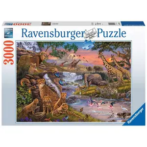 Puzzle 3000 pieces the animal kingdom Ravensburger image-0
