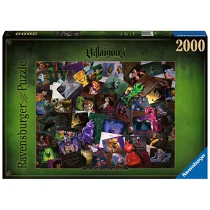 Puzzle 2000 pieces the bad guys disney - collection disney villainous Ravensburger image-0