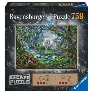 Puzzle 759 pieces Escape the unicorn Ravensburger image-0