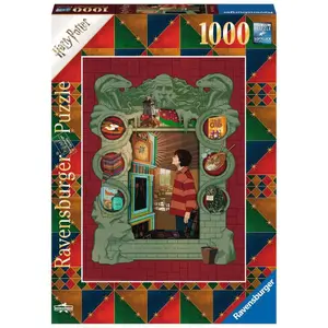 1000 pieces puzzle harry potter at the weasley family - collection harry potter minalima Ravensburger image-0