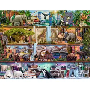 2000 pieces puzzle beautiful animal world / aimee stewart Ravensburger image-1