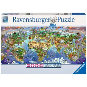 2000 pieces puzzle wonders of the world Ravensburger image-0