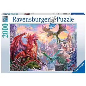 Puzzle 2000 pieces earth of dragons Ravensburger image-0