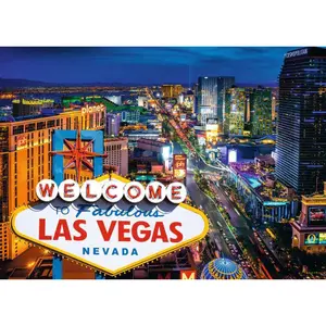 1000 pieces puzzle las vegas Ravensburger image-1