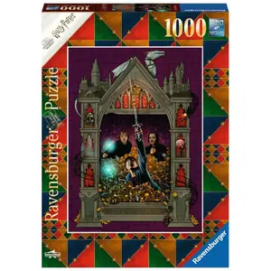 1000 pieces puzzle harry potter and the deathly hallows 2 - collection harry potter minalima Ravensburger image-0