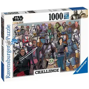 1000 pieces puzzle baby yoda / star wars mandalorian Ravensburger image-0