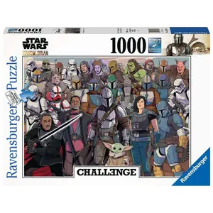 1000 pieces puzzle baby yoda / star wars mandalorian Ravensburger image-1