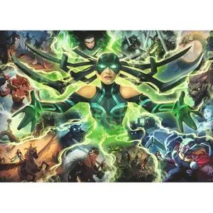 1000 pieces hela puzzle - collection marvel villainous Ravensburger image-1