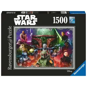 1500 pieces puzzle boba fett, bounty hunter / star wars the mandalorian Ravensburger image-0