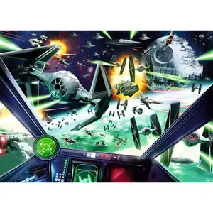 1000 pieces puzzle cockpit of the x-wing / star wars Ravensburger image-0