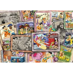 1000 pieces puzzle the flintstones Ravensburger image-1