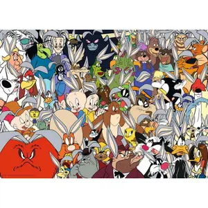 1000 piece puzzle looney tunes Ravensburger image-1