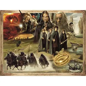 Puzzle 2000 pieces the community of the ring / lord of the rings Ravensburger image-1